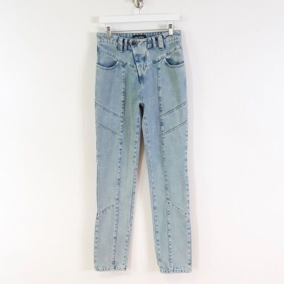 Retrofete Taylor Jeans Revolve in Light Wash Denim - Picture 5 of 10